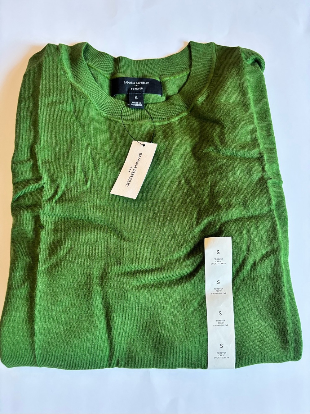 Banana Republic Factory Cactus Green Crewneck Sweater